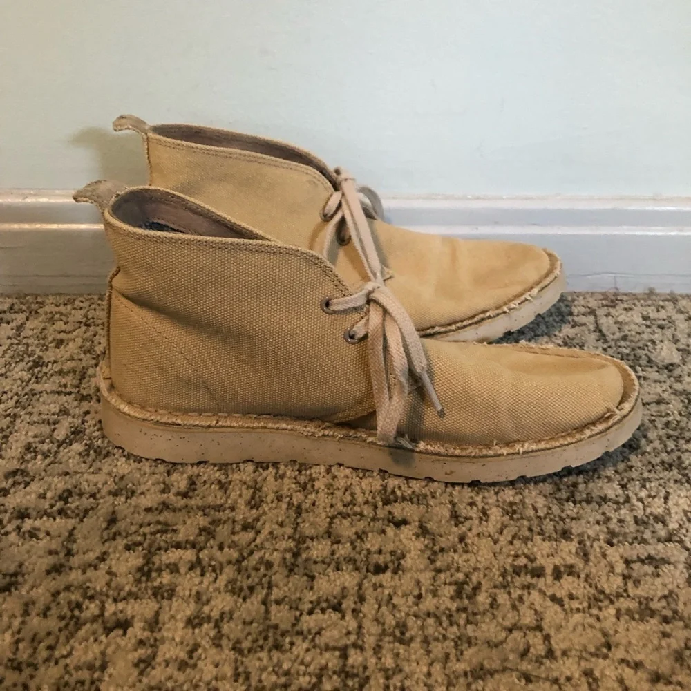 Clarks Brown Laced Ankle Boots Size 7.5